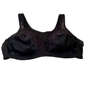 Exquisite Form Back Posture Support Bra Womens Front Closure Lace Soft Cup